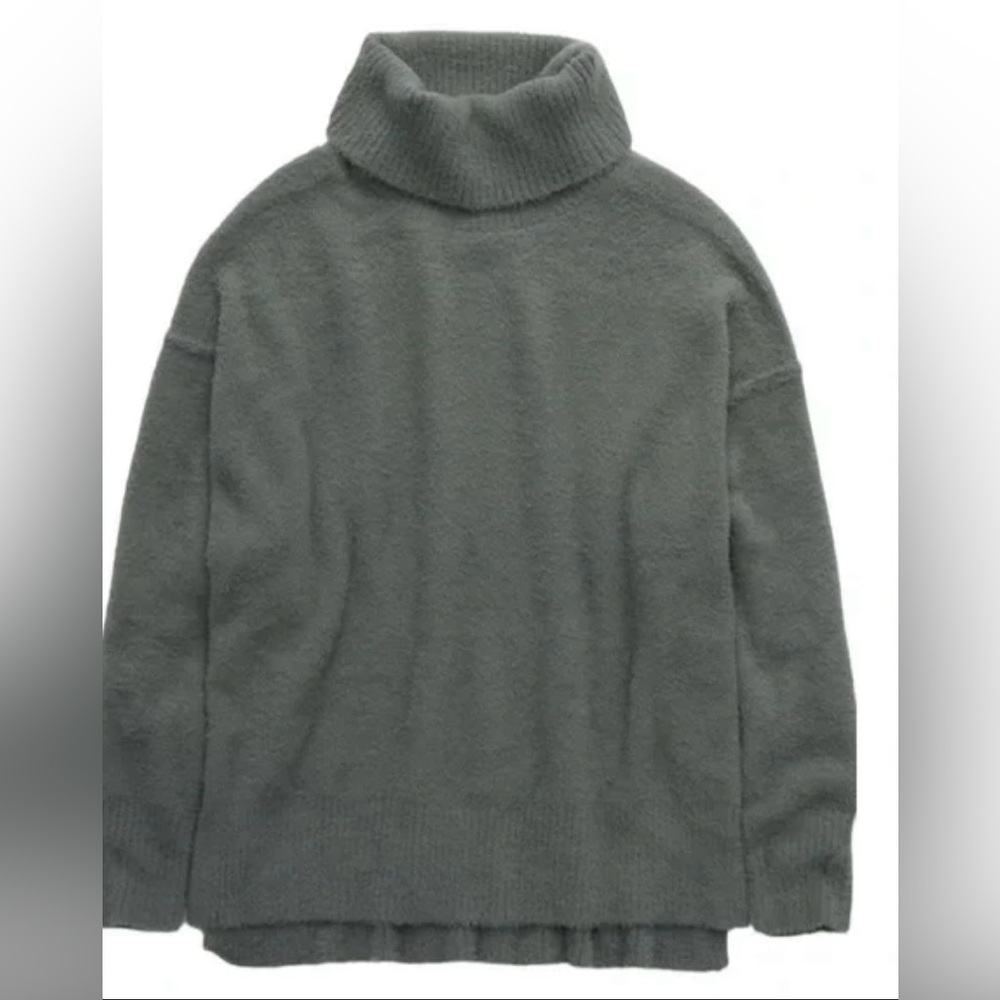 Aerie Buttercream turtleneck oversized sweater - size Large